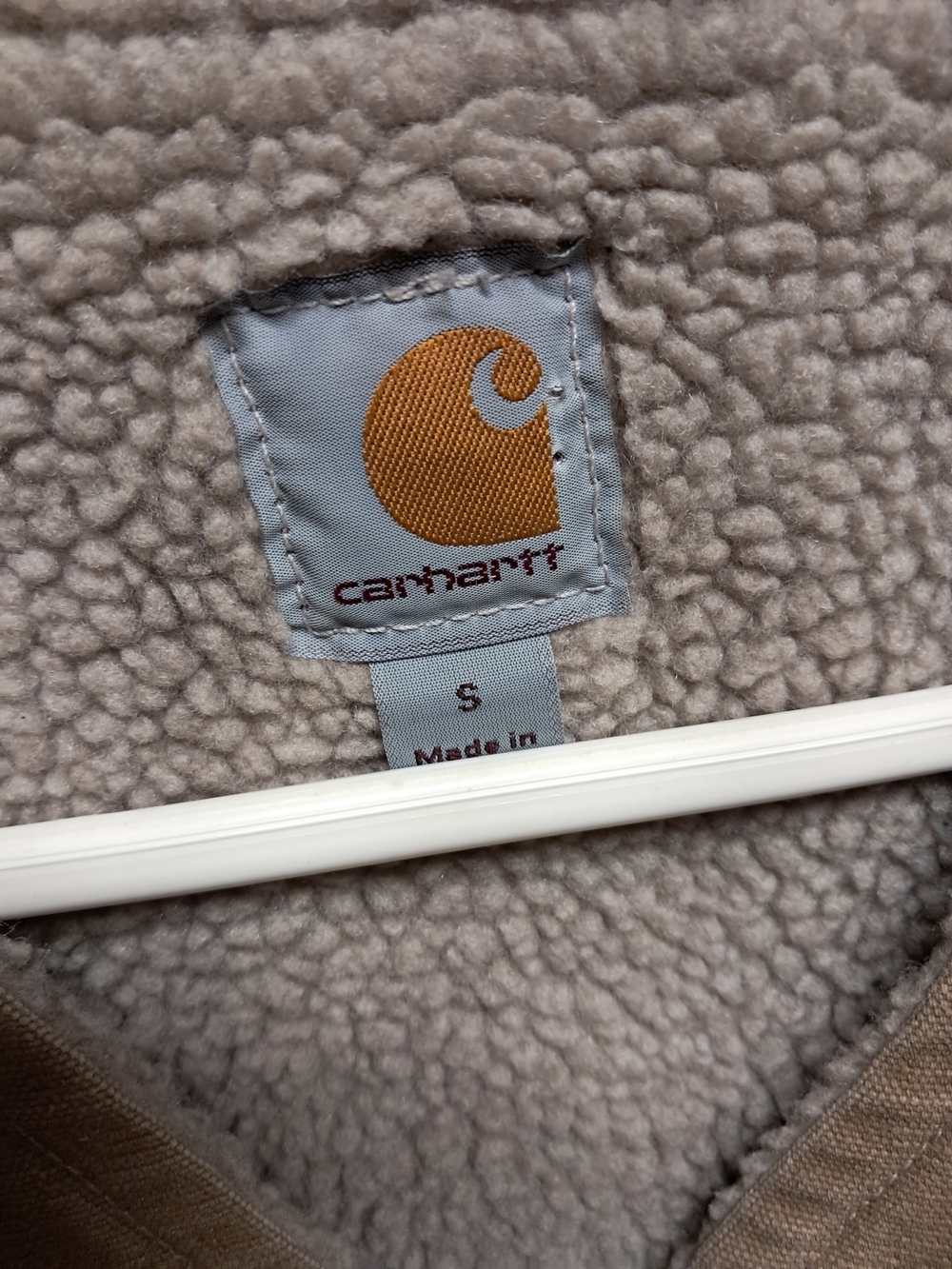 Carhartt V26 FRB Sherpa-Lined Canvas Vest Size S - Picture 5 of 5
